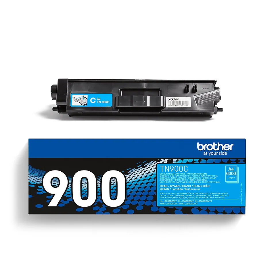 Brother TN-900C Tonerkartusche 1 Stück(e) Original Cyan – Bild 1