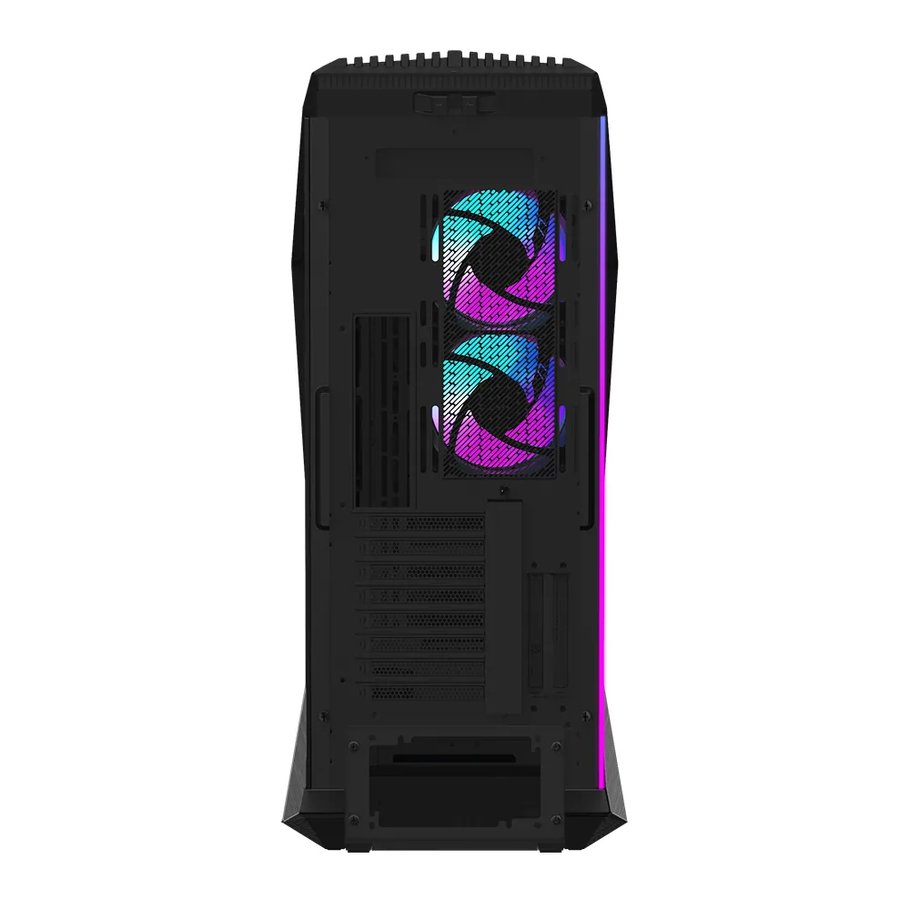 GIGABYTE AORUS C700 GLASS PC-Gehäuse – Full-Tower, unterstützt bis zu E-ATX & 420-mm-Radiatoren, vorinstallierte 5x 120-mm-Lüfter, USB 3.1 Typ-C, RGB Fusion – Bild 8