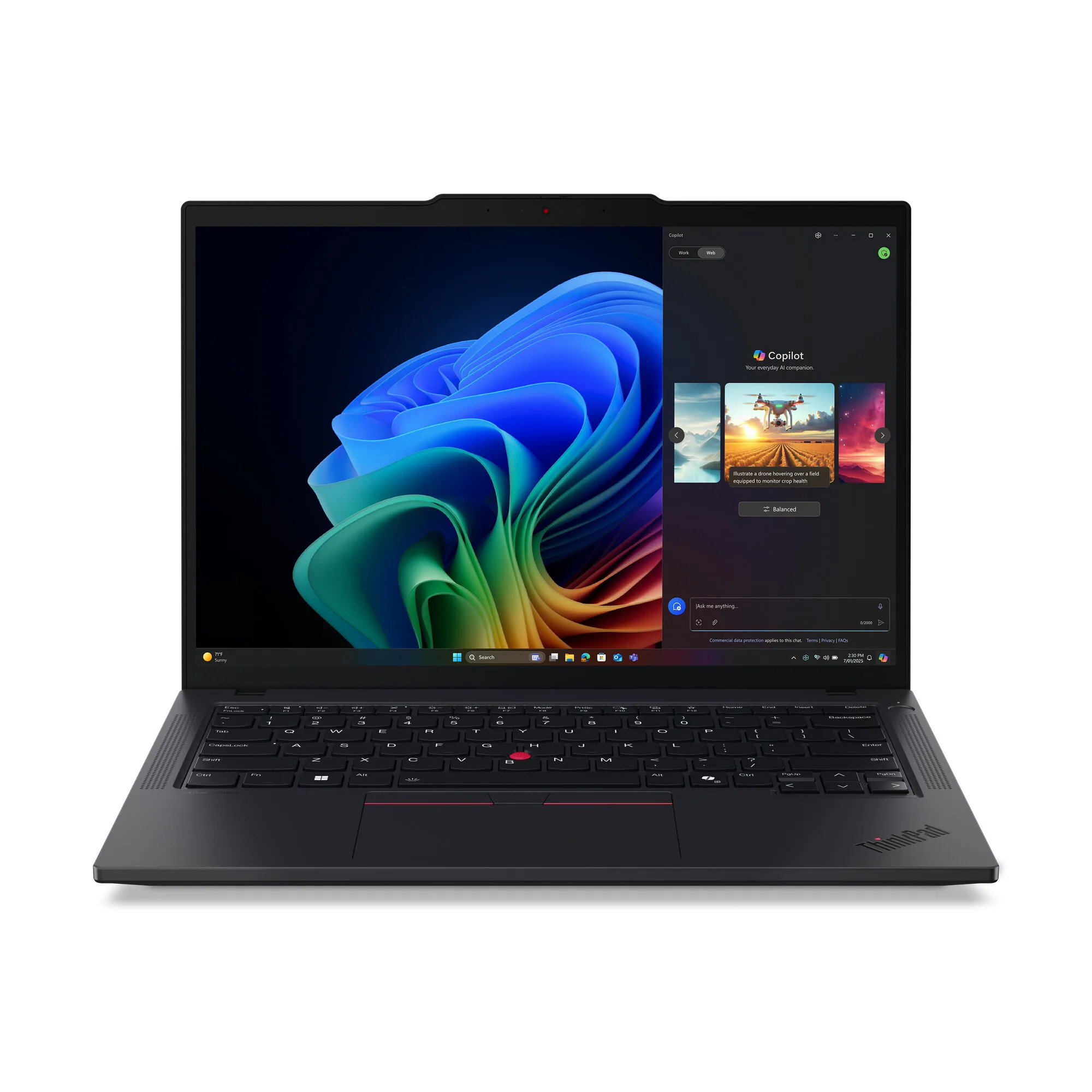 Lenovo ThinkPad T14 Gen 6 (AMD) Copilot+ PC Laptop, AMD Ryzen AI 5 PRO, 32 GB – Bild 1