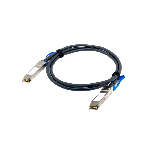 QNAP CAB-DAC15M-Q28 InfiniBand/Glasfaserkabel 1,5 m QSFP28 Schwarz – Bild 1