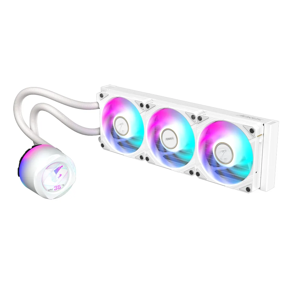 GIGABYTE AORUS WATERFORCE X II 360 ICE AIO Flüssigkeits-CPU-Kühler – Bild 2
