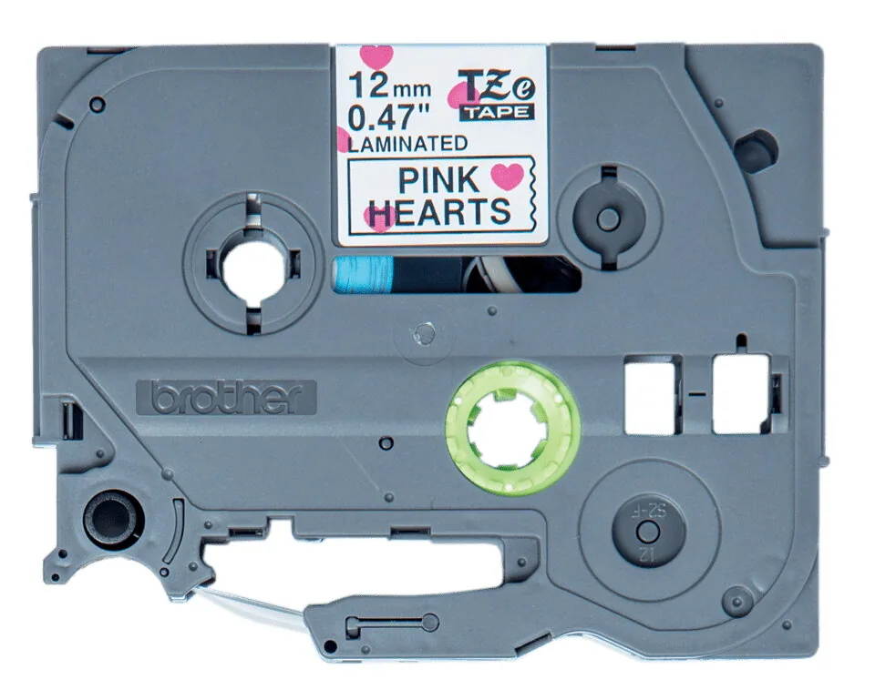 Brother TZE-MPPH31 Etiketten erstellendes Band Schwarz auf Rosa – Bild 1