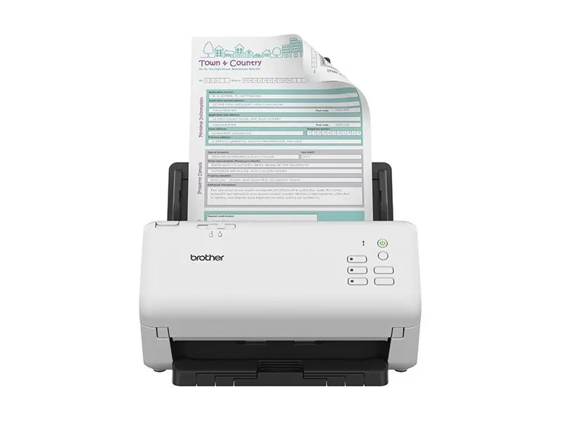 Brother ADS-4300N Scanner ADF-Scanner 600 x 600 DPI A4 Schwarz, Weiß