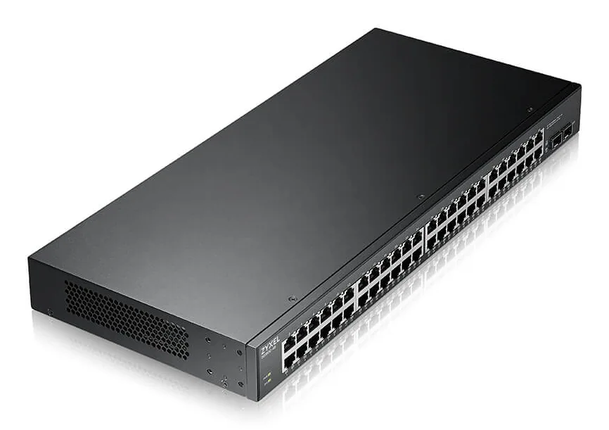 Zyxel GS1900-48HPv2 Managed L2 Gigabit Ethernet (10/100/1000) Power over Ethernet (PoE) Schwarz – Bild 2