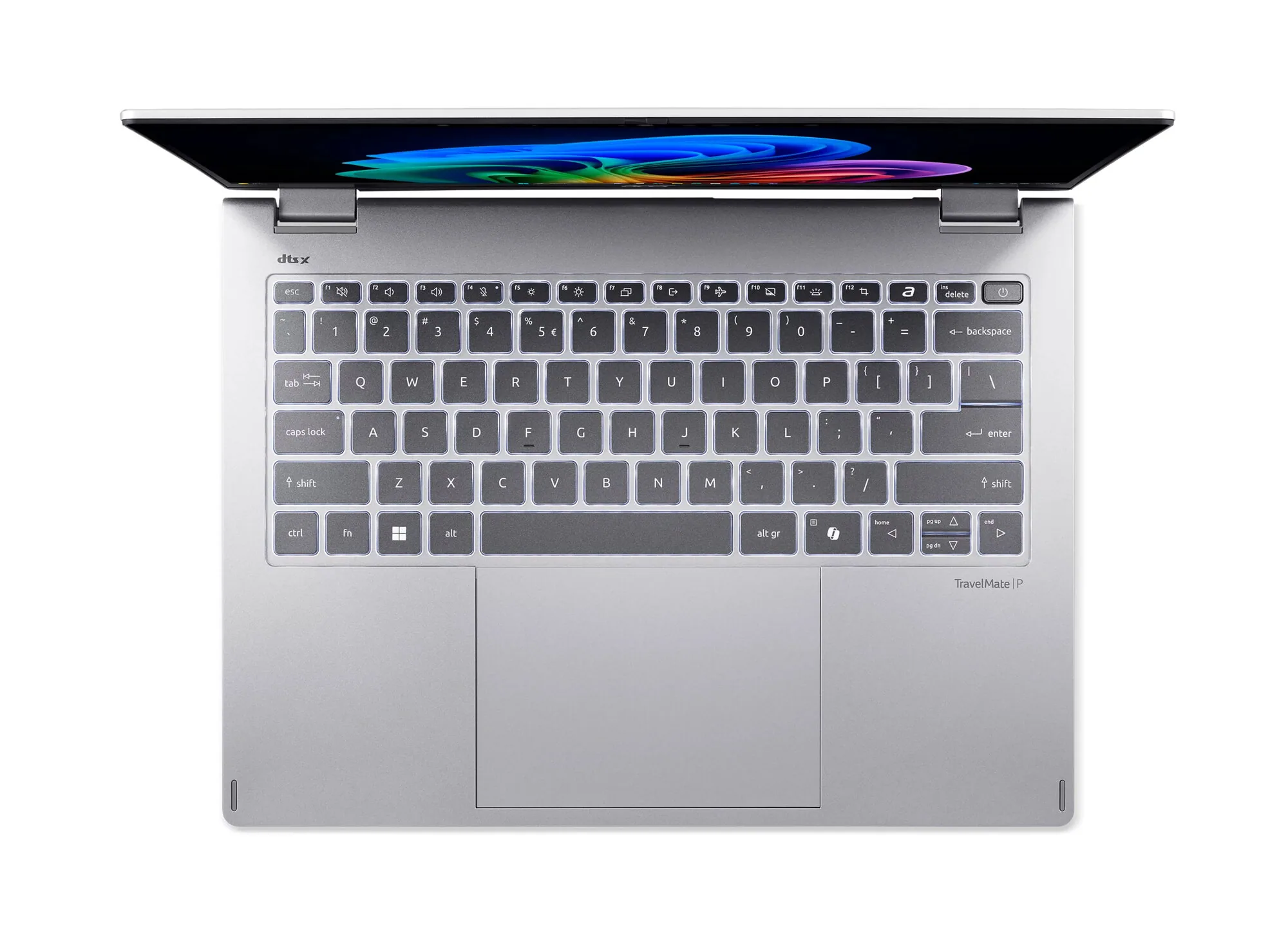 Acer TravelMate P4 Spin 14 AI TMP414RN-56-TCO-578L Intel Core Ultra 5 325 Hybrid (2-in-1) 35,6 cm (14") Touchscreen WUXGA 16 GB DDR5-SDRAM 512 GB SSD Wi-Fi 7 (802.11be) Windows 11 Pro Silber – Bild 5