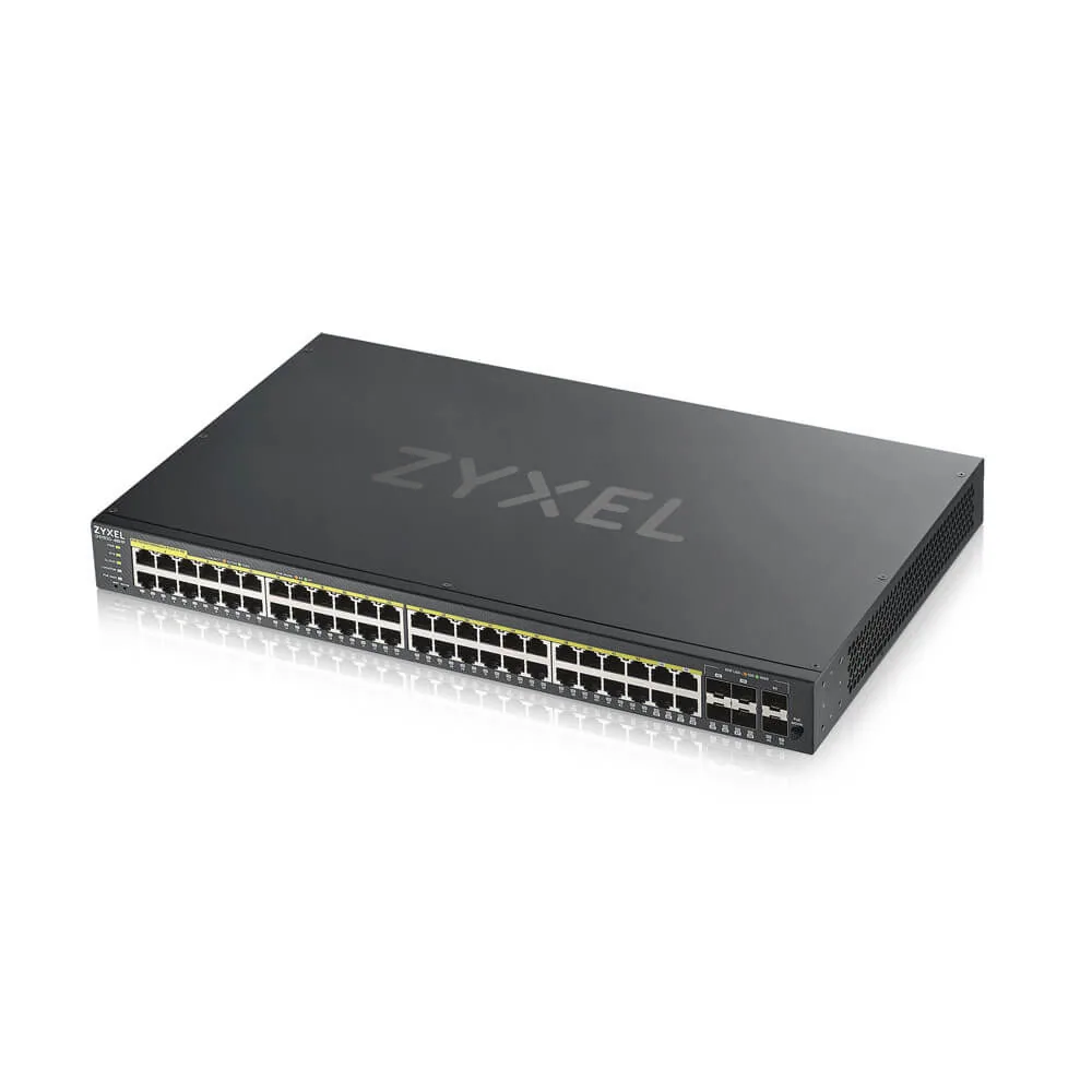 Zyxel GS1920-48HPV2 Managed Gigabit Ethernet (10/100/1000) Power over Ethernet (PoE) Schwarz – Bild 3