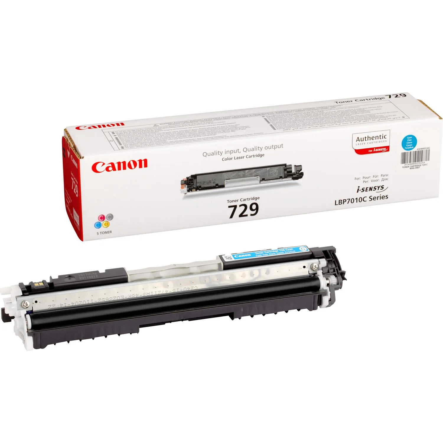 Canon CRG-729 C Tonerkartusche 1 Stück(e) Original Cyan – Bild 1