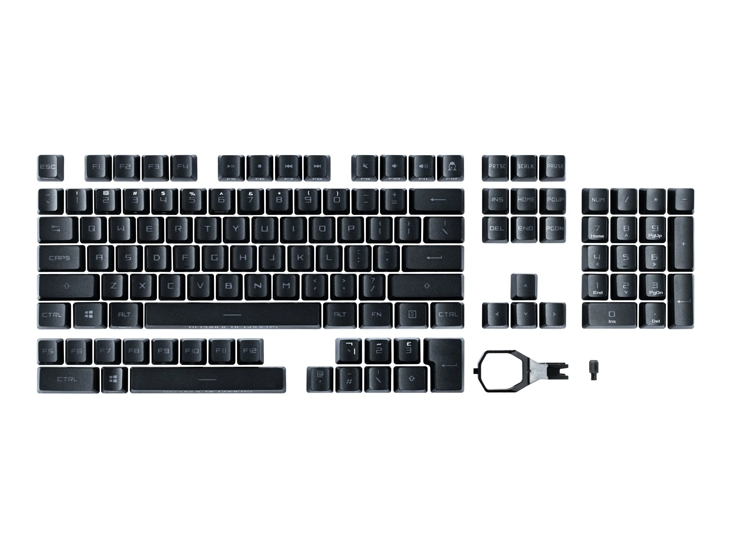 ASUS Tastatur Zubehör ROG PBT Keycap Set