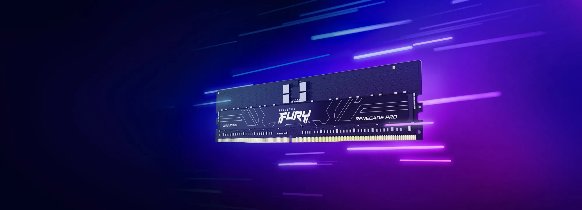 Kingston FURY 128 GB 7200MT/s DDR5 ECC Reg CL38 DIMM (Kit of 8) Renegade Pro Black – Bild 4