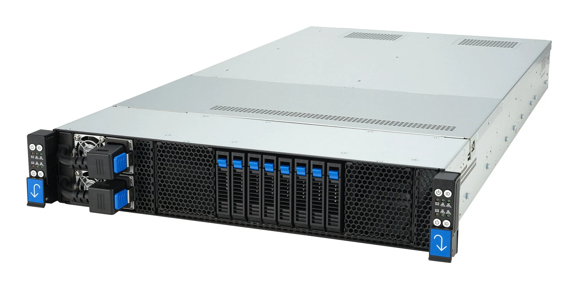 ASUS RS720QA-E12-RS8U LGA 6096 Rack (2U) Schwarz, Silber – Bild 4