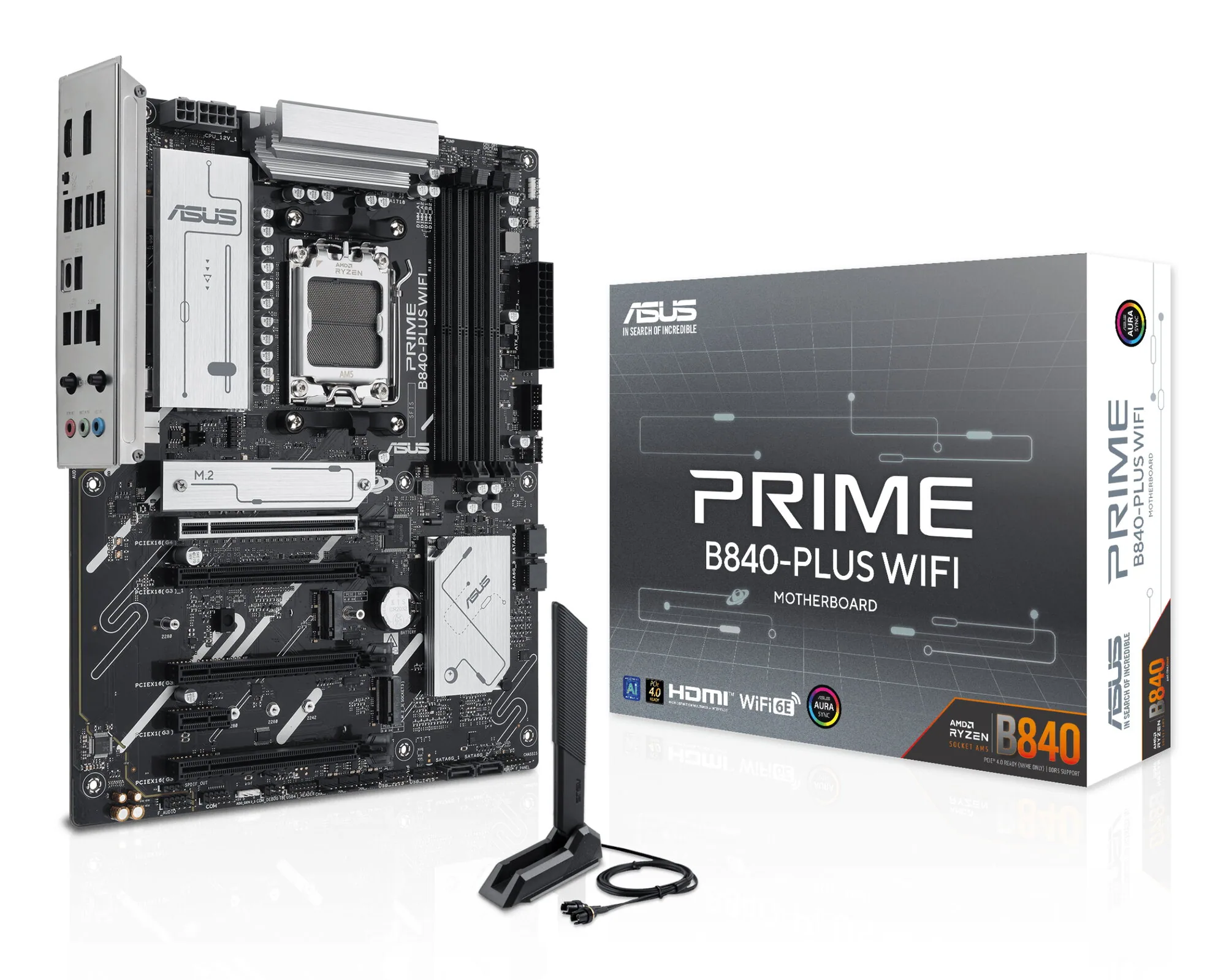 ASUS PRIME B840-PLUS WIFI AMD B840 Sockel AM5 ATX – Bild 1