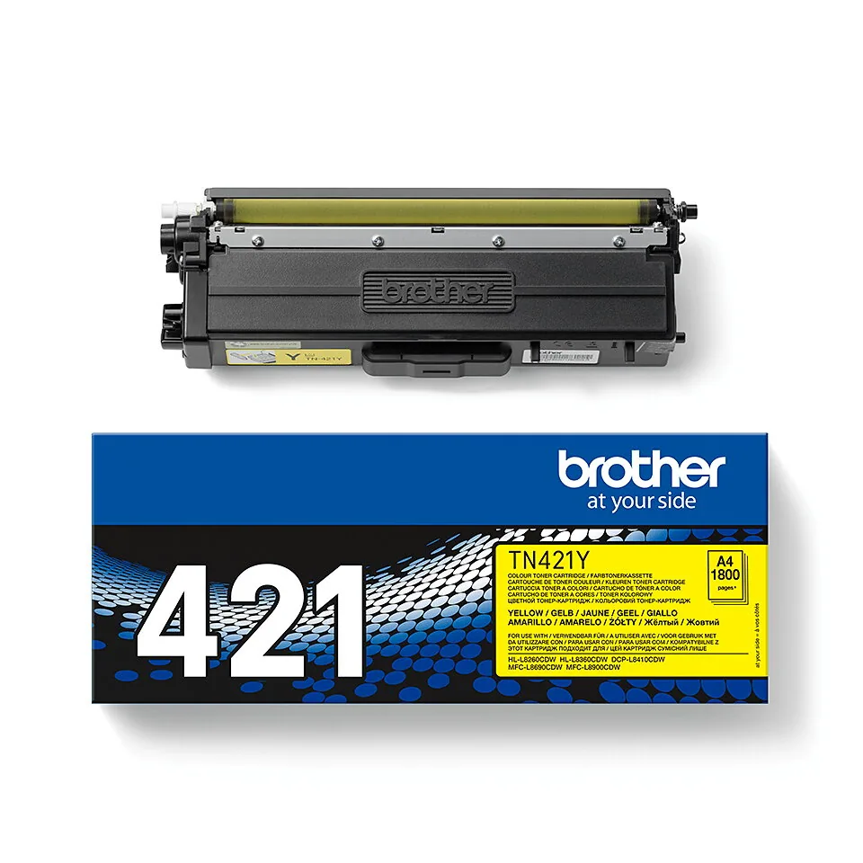 Brother TN-421Y Tonerkartusche 1 Stück(e) Original Gelb – Bild 1