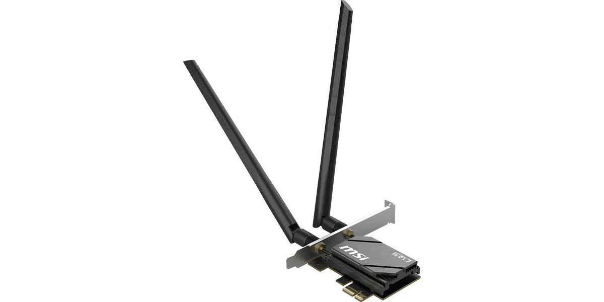 MSI Herald BE6500 WiFi7 PCIe x1 card
