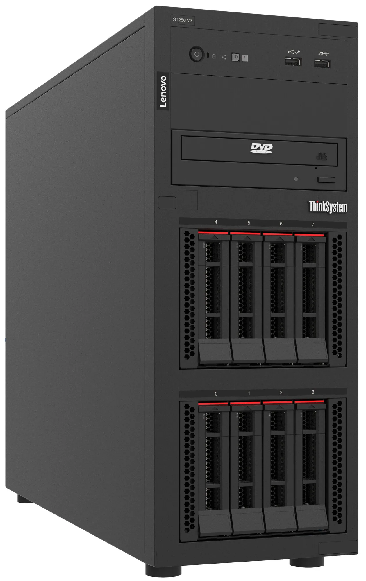 Lenovo ThinkSystem ST250 V3 Server 1,92 TB Tower Intel® Xeon® 6353P 2,7 GHz 32 GB DDR5-SDRAM 800 W – Bild 3