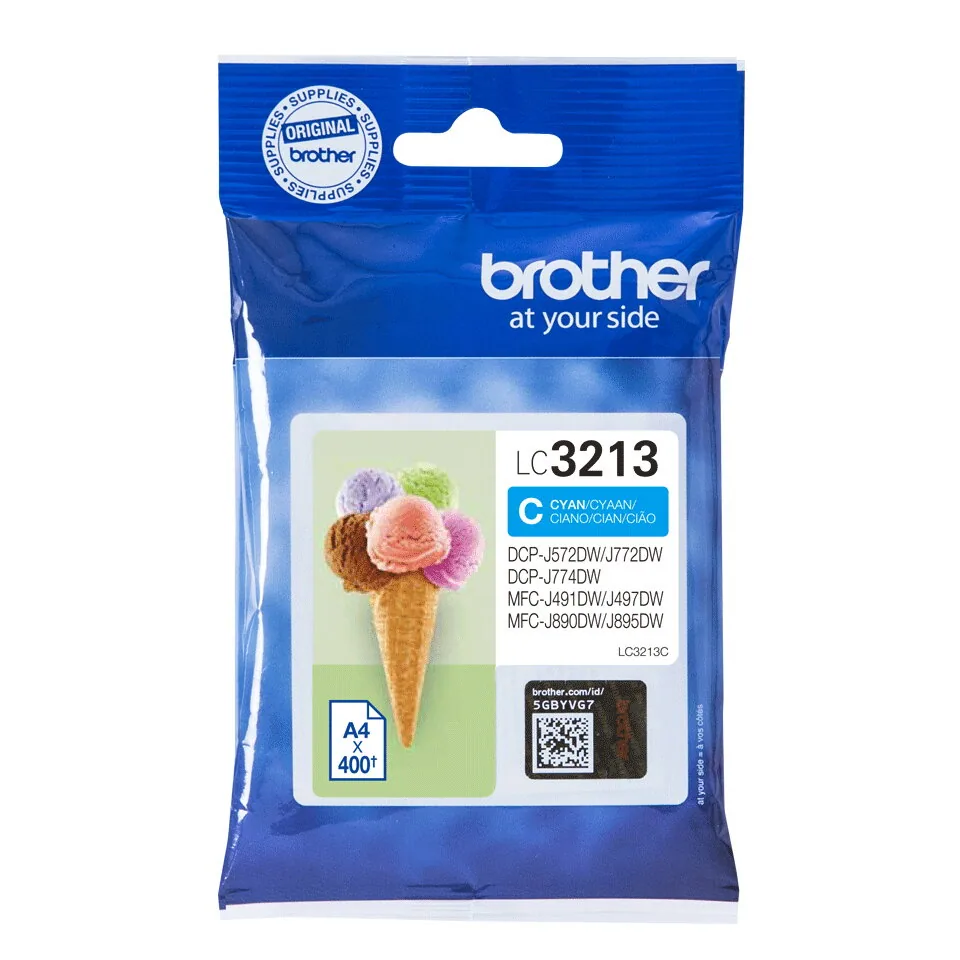 Brother LC3213C Druckerpatrone 1 Stück(e) Original Hohe (XL-) Ausbeute Cyan – Bild 2