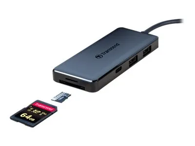 USB-HUB  6 in 1 Transcend USB3.1 TYPE-C HUB5C  ohne Netzteil