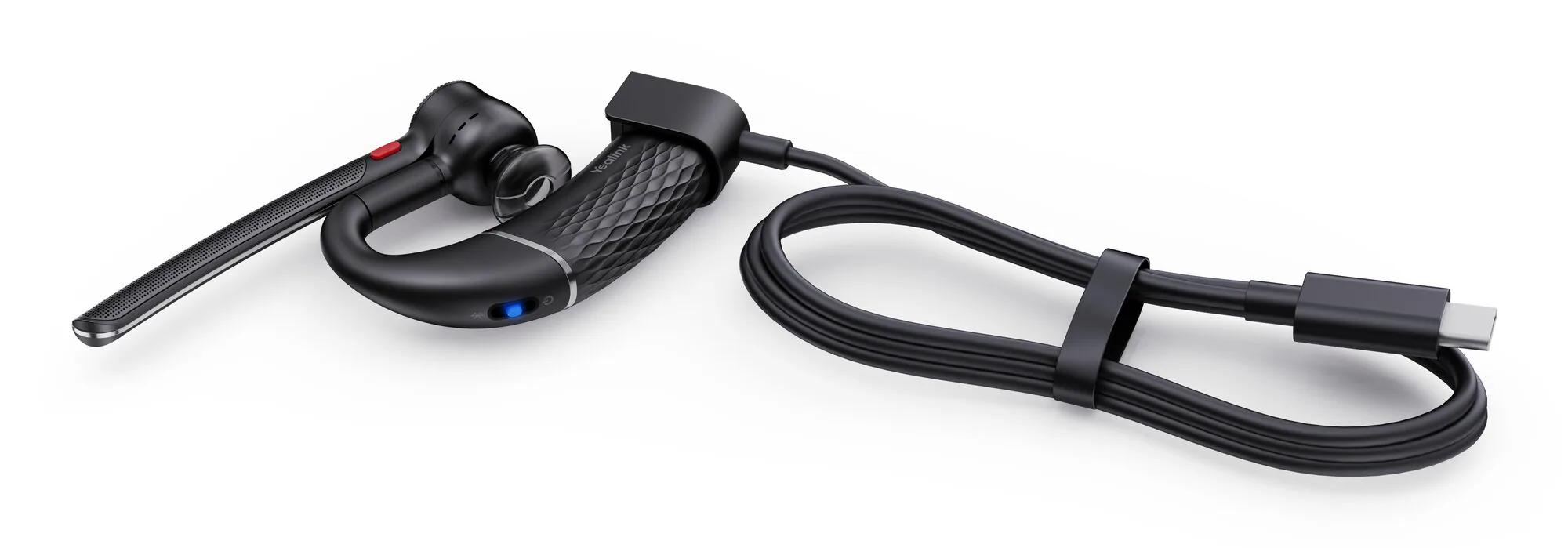 Yealink BH71 Lite Headset Kopfhörer Verkabelt & Kabellos Ohrbügel Büro/Callcenter USB Typ-C Bluetooth Schwarz – Bild 2