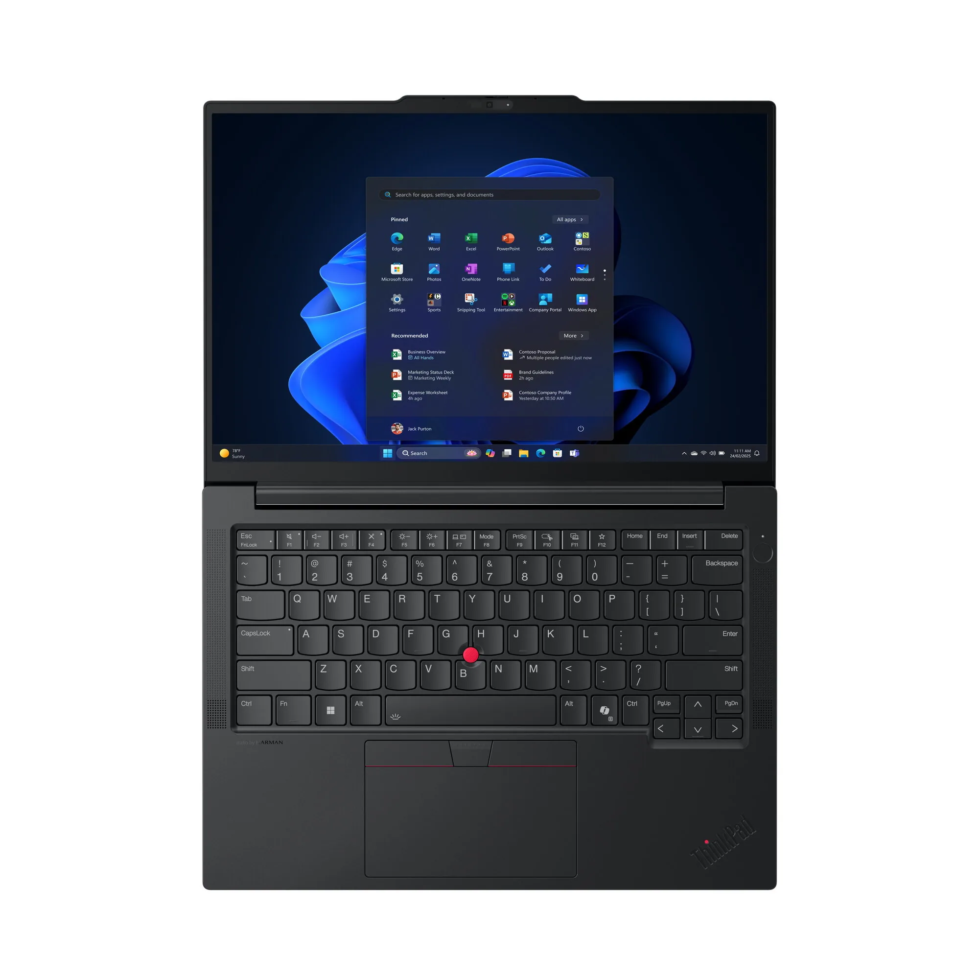 Lenovo ThinkPad E14 Gen 7 (AMD) AMD Ryzen™ 5 220 Laptop 35,6 cm (14") WUXGA 16 GB DDR5-SDRAM 512 GB SSD Wi-Fi 6E (802.11ax) Windows 11 Pro Schwarz Deutsch – Bild 6