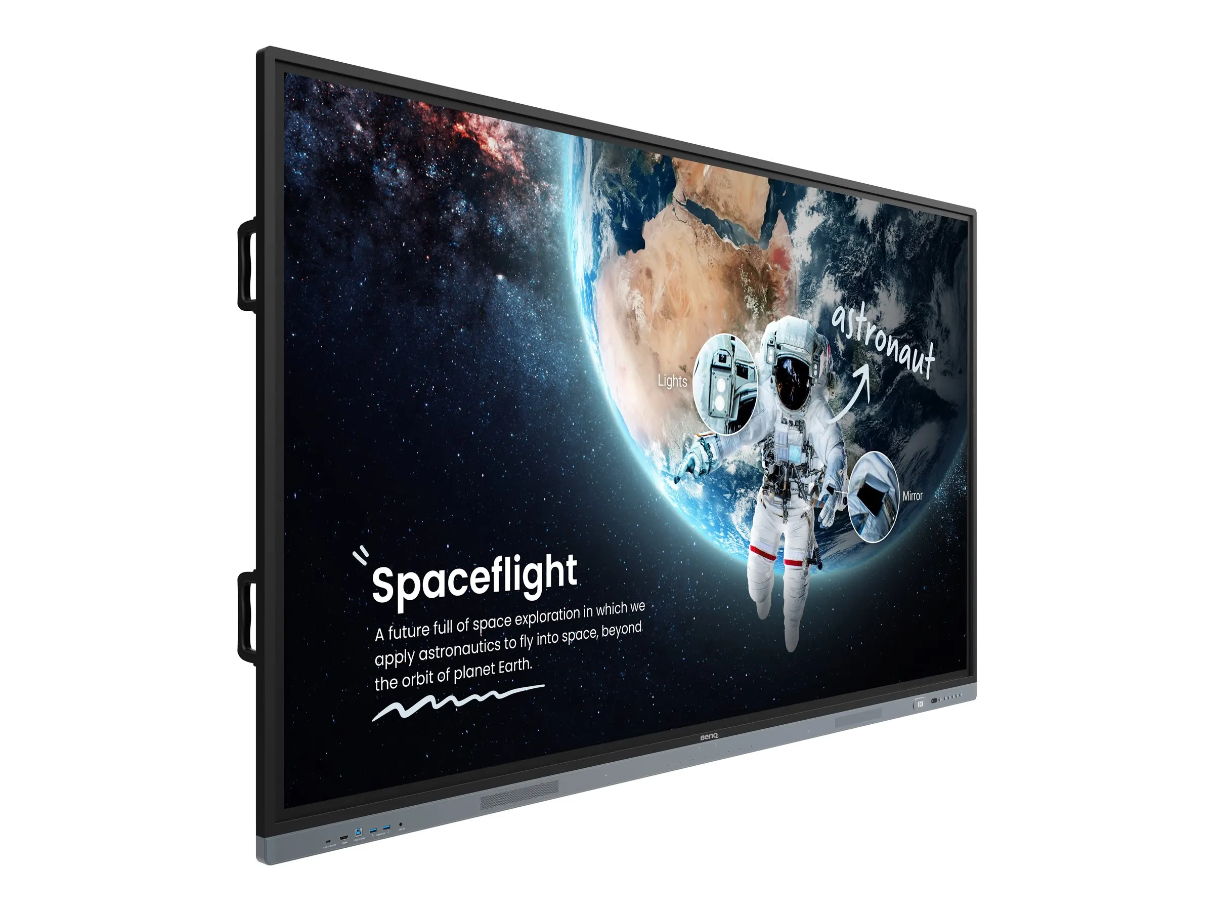 BenQ 190.5cm (75") RM7504   Interactive Flatp.UHD Android (Speditionsversand)