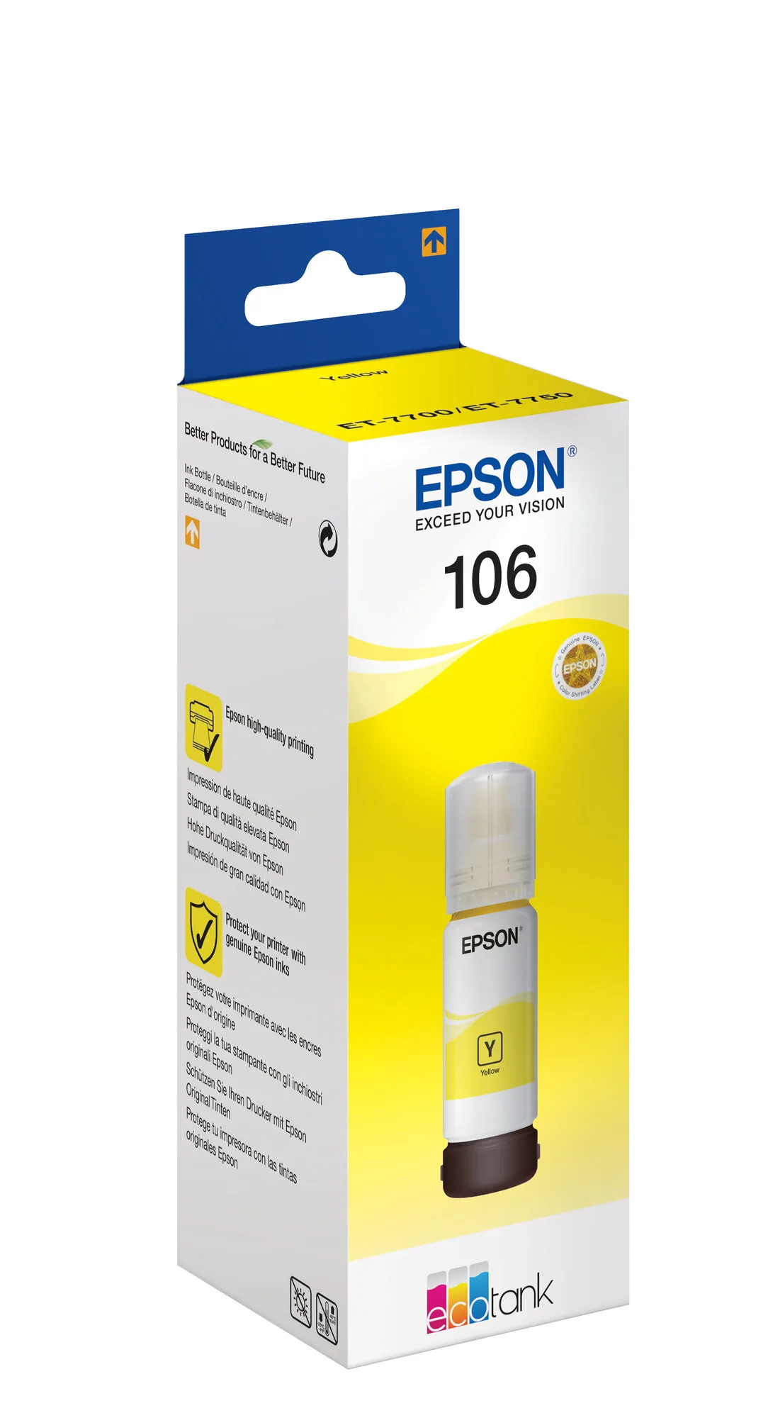 Epson 106 EcoTank-Tintenflasche in Gelb – Bild 2