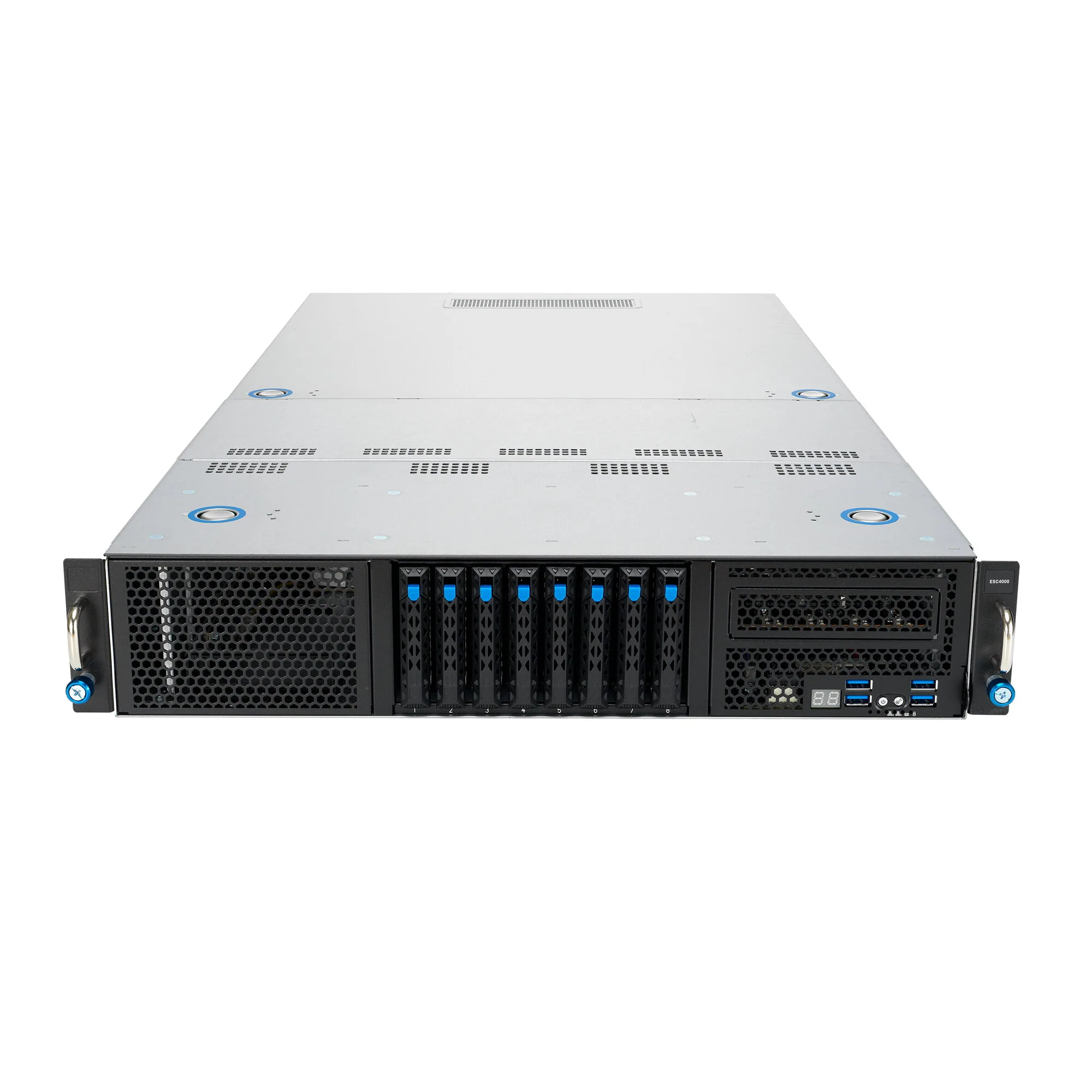 ASUS ESC4000-E10S-SKU1 LGA 4189 Rack (2U) Schwarz, Silber – Bild 2