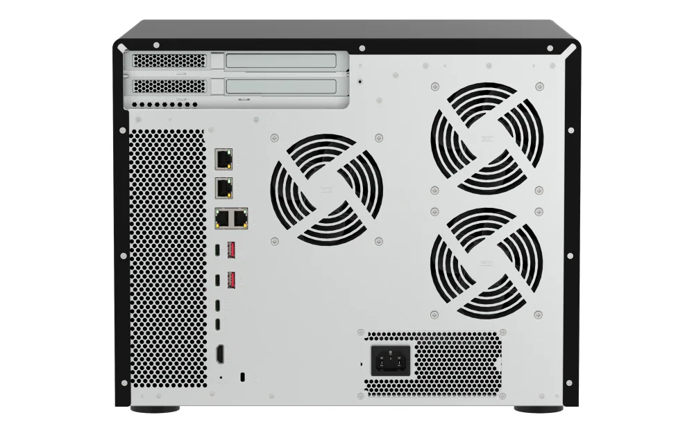 QNAP TVS-AIH1688ATX-U9-32G NAS & Speicherserver Tower 32 GB DDR5 0 TB QuTS hero Schwarz – Bild 2