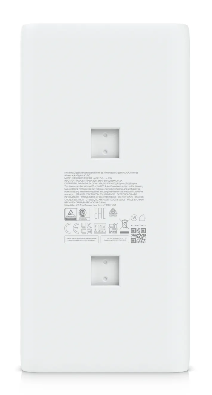Ubiquiti POE+++ Injector 90W U-PoE+++ 10G