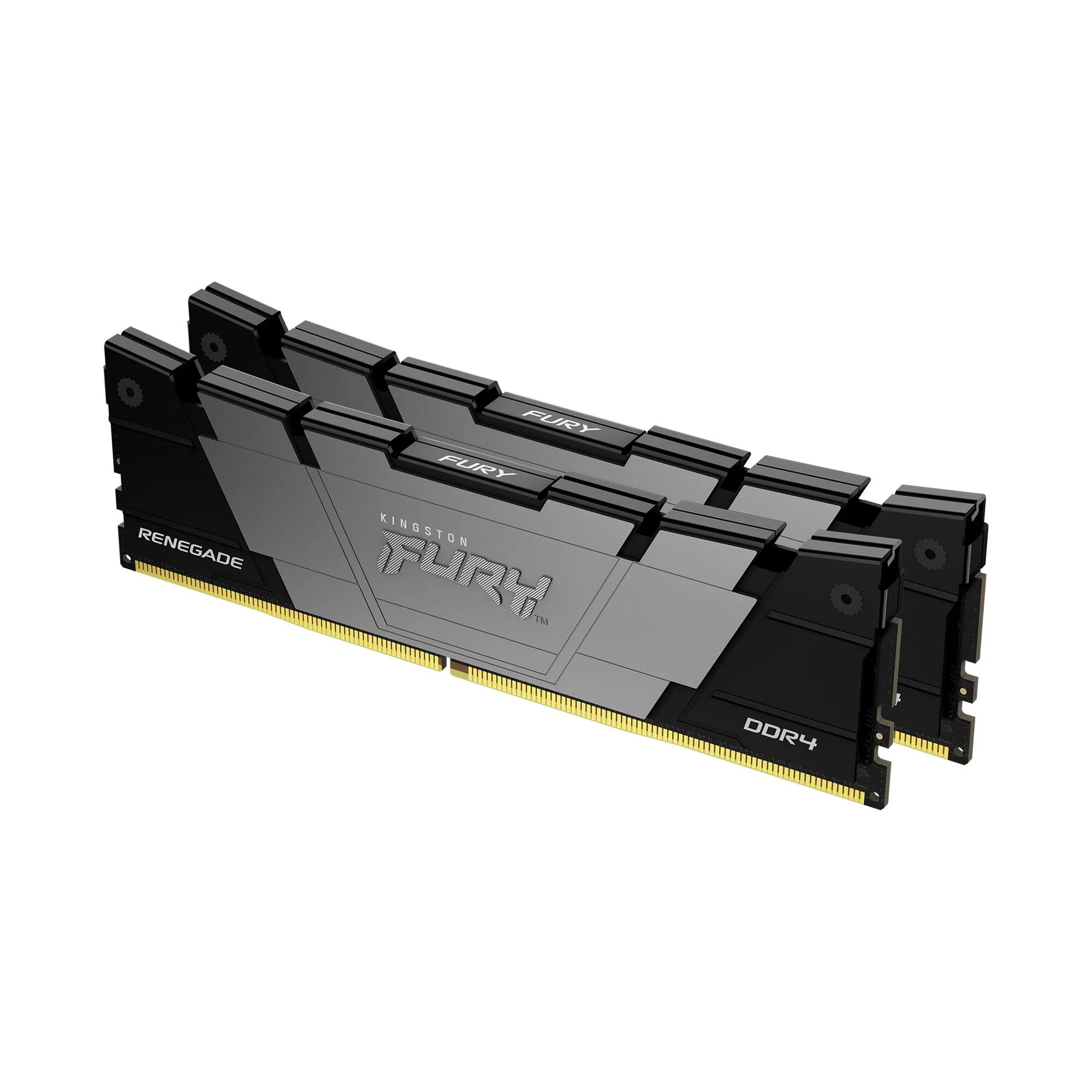 Kingston Technology FURY 16GB 4600MT/s DDR4 CL19 DIMM (2er-Kit) Renegade Black – Bild 1