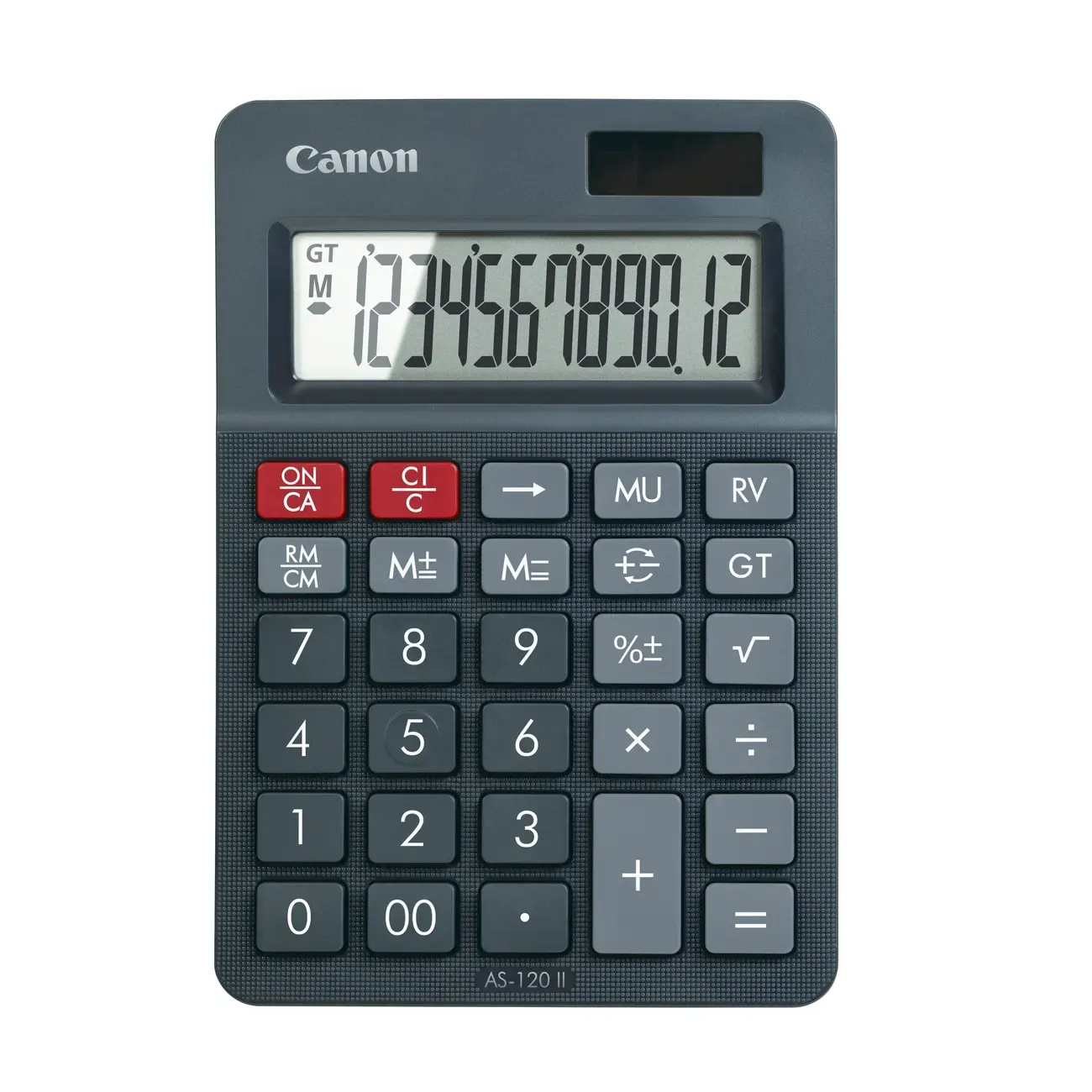 Canon Tischrechner anzeigend AS-120 II Solar/ Battery