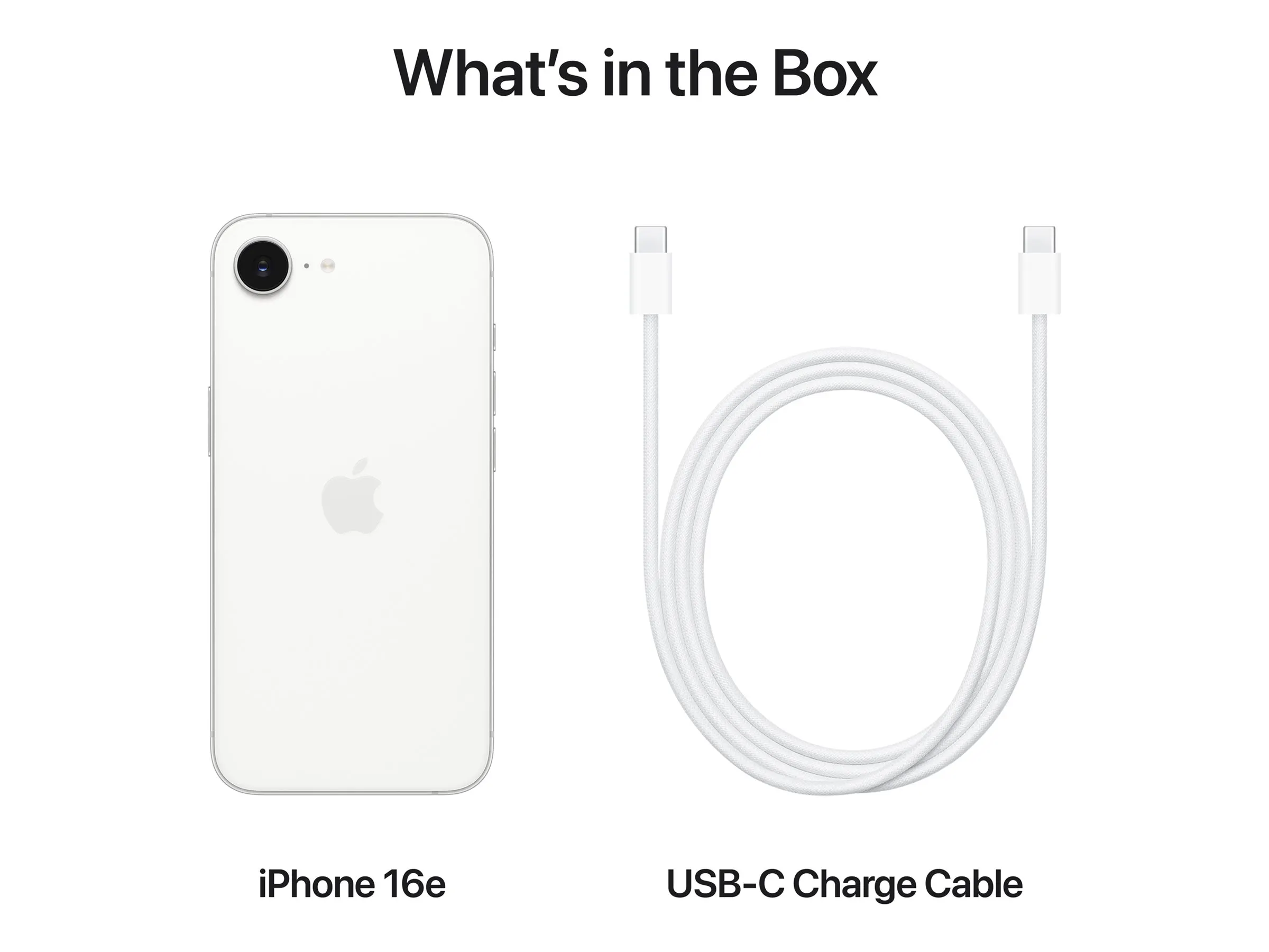 Apple iPhone 16e 128GB White 6.1" iOS