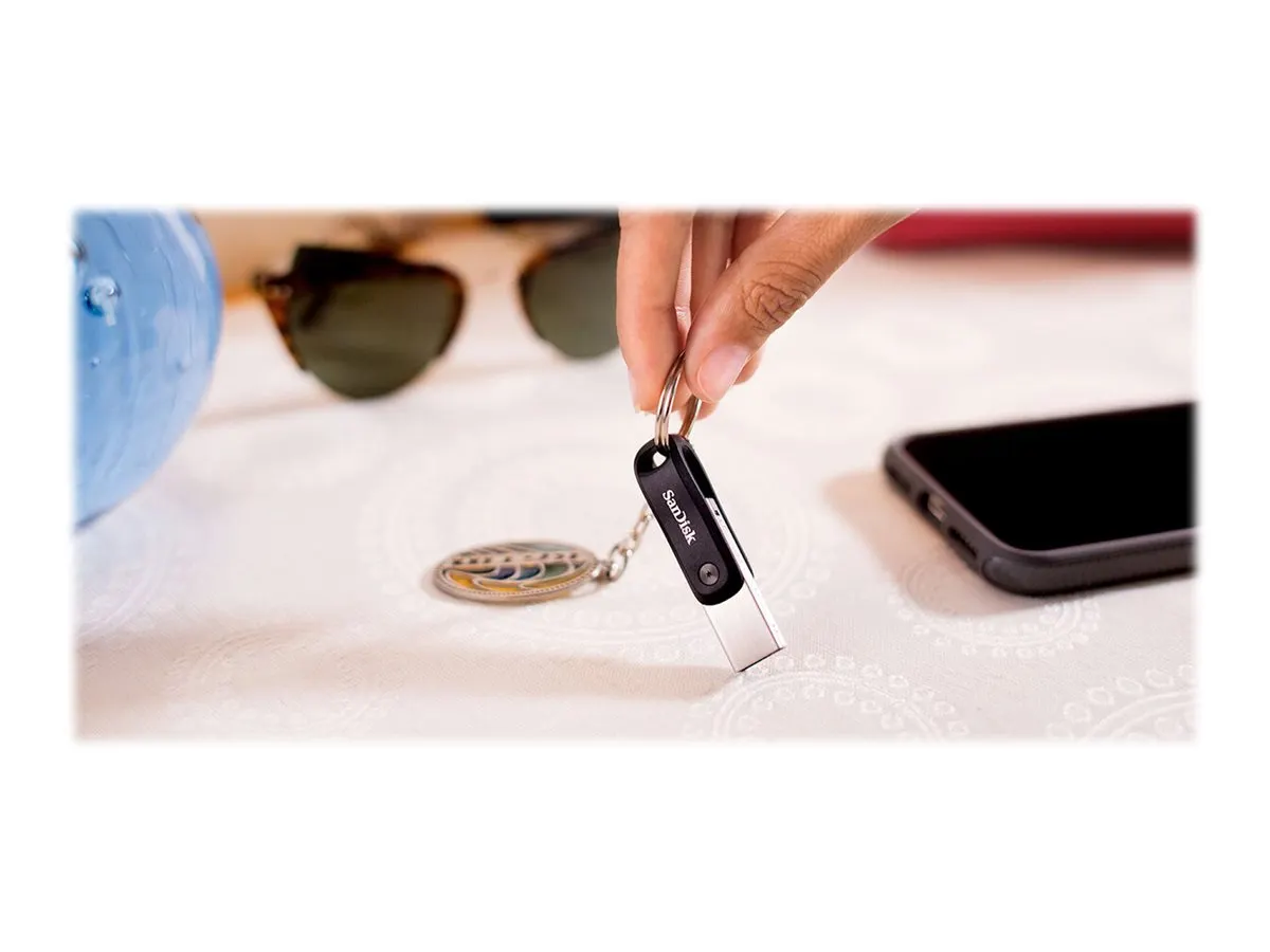 SanDisk USB-Stick 128 GB iXpand GO, Apple Lightning, USB 3.2