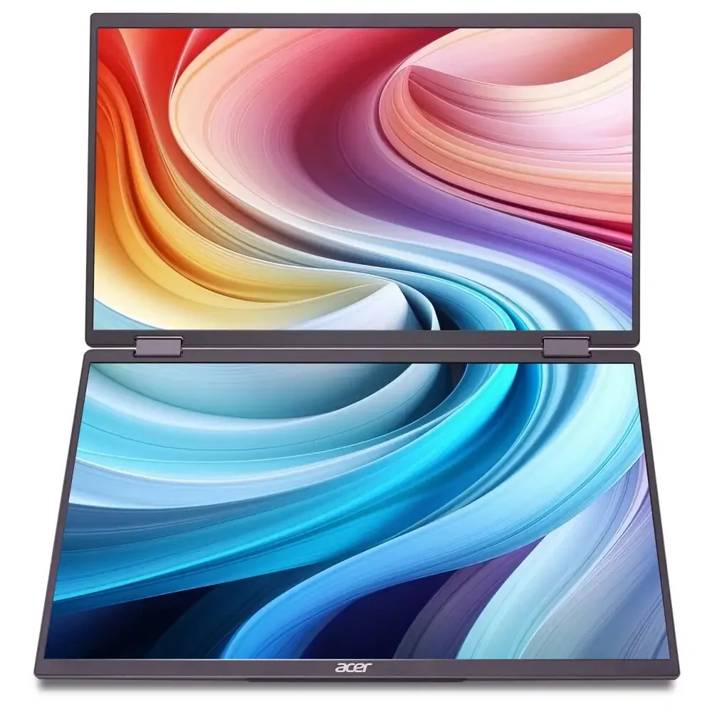 Acer PD163Qbmiuux Computerbildschirm 39,6 cm (15.6") 1920 x 1080 Pixel Double Full HD LED Grau – Bild 2