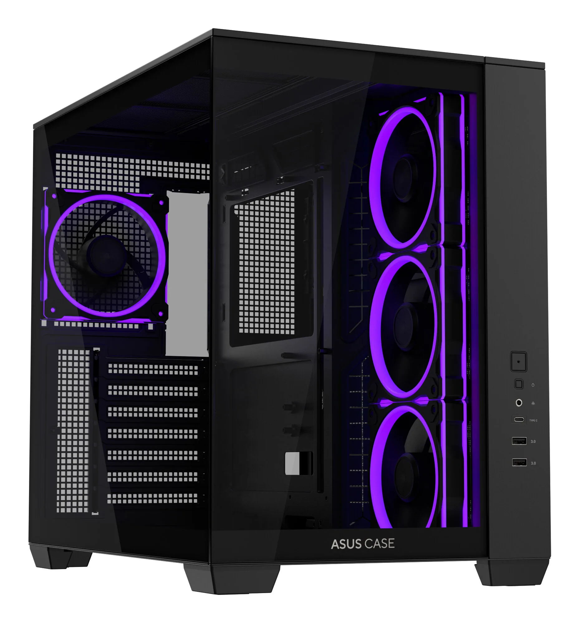 ASUS A32 Plus Midi Tower Schwarz – Bild 1