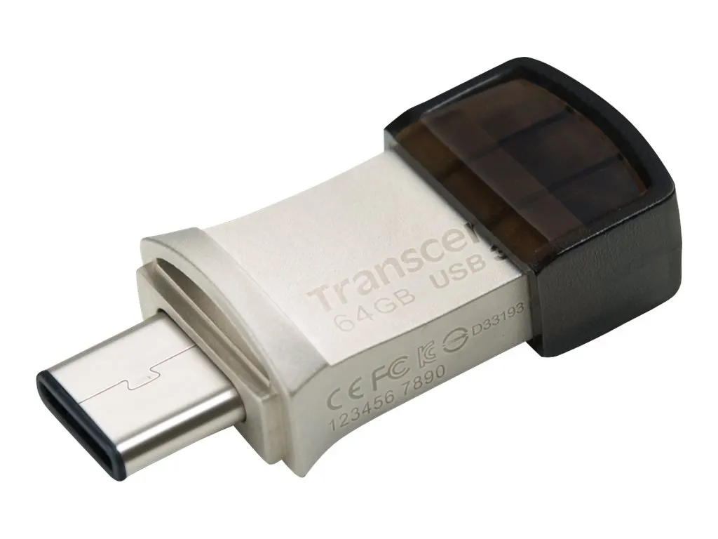 Transcend USB-Stick JetFlash 890 USB3.1 Typ-C/A