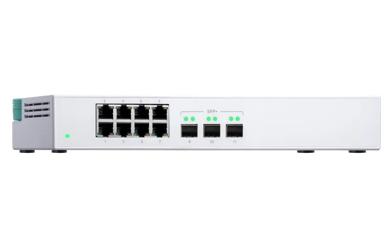 QNAP QSW-308S Netzwerk-Switch Unmanaged Gigabit Ethernet (10/100/1000) Weiß – Bild 5