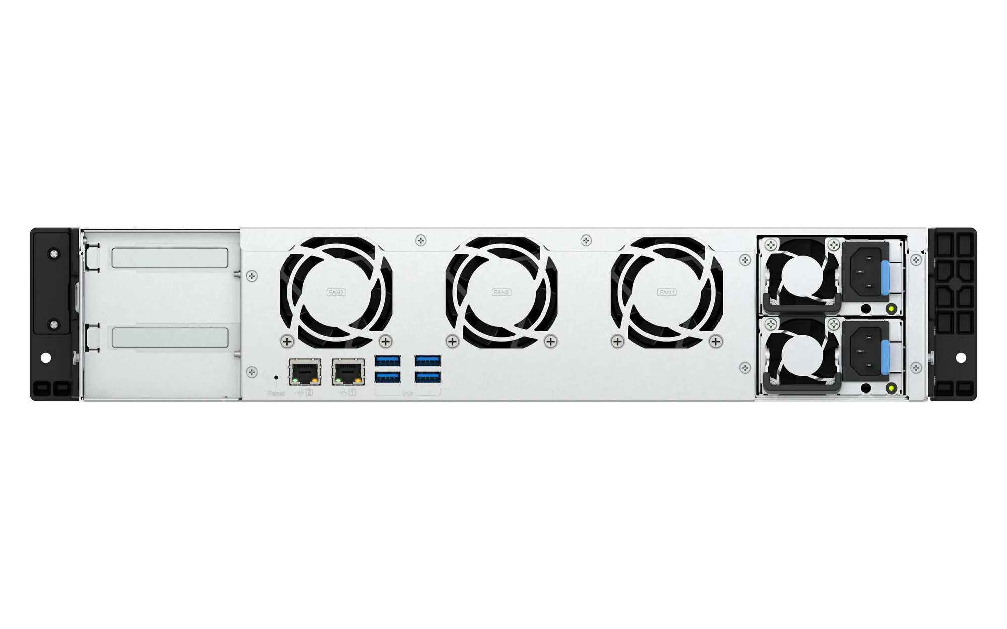 QNAP TS-855EU-RP NAS Rack (2U) Intel Atom® C5125 8 GB DDR4 0 TB QuTS hero Schwarz – Bild 2