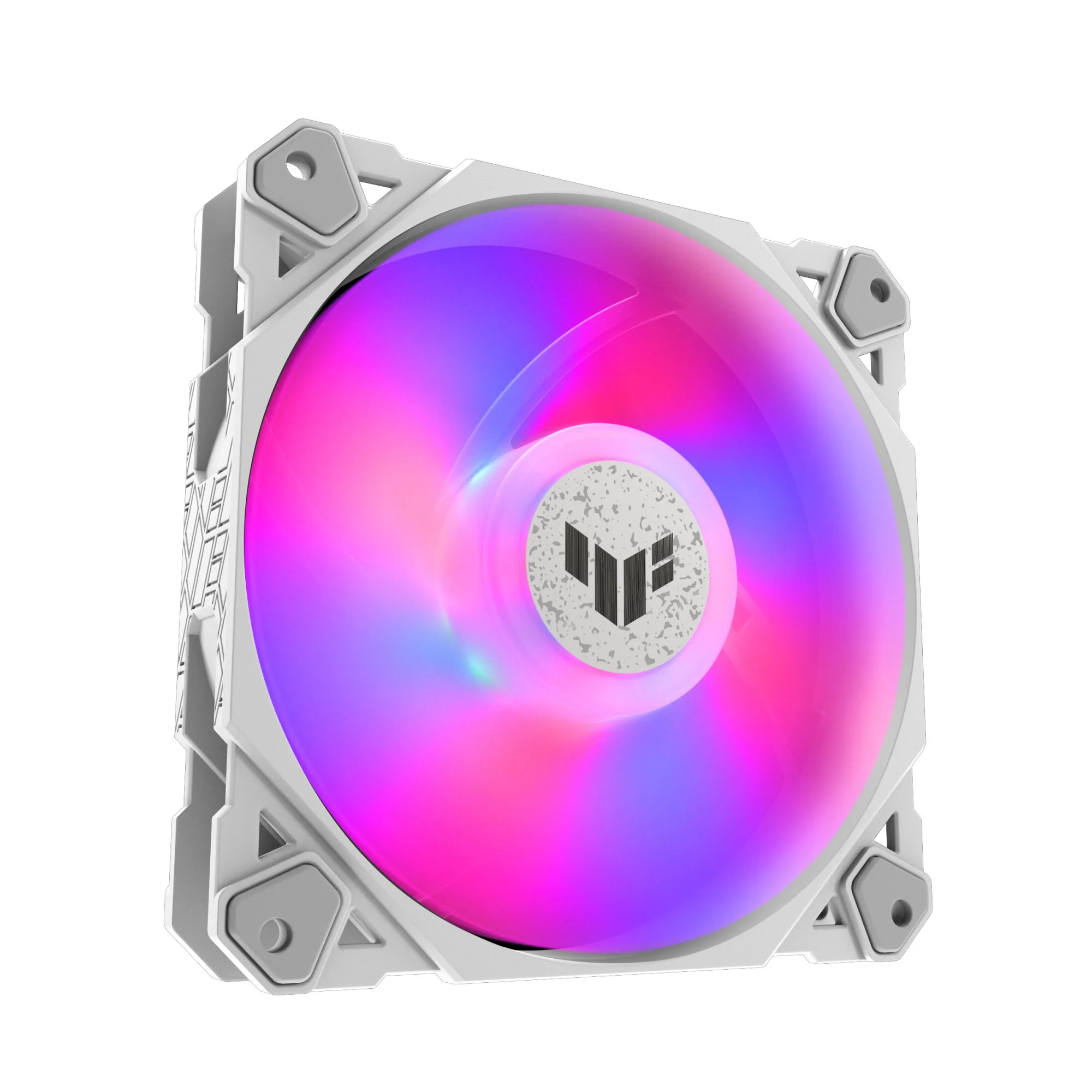 ASUS TUF GAMING TF120 ARGB WHITE EDITION Computergehäuse Ventilator 12 cm Weiß 1 Stück(e) – Bild 3