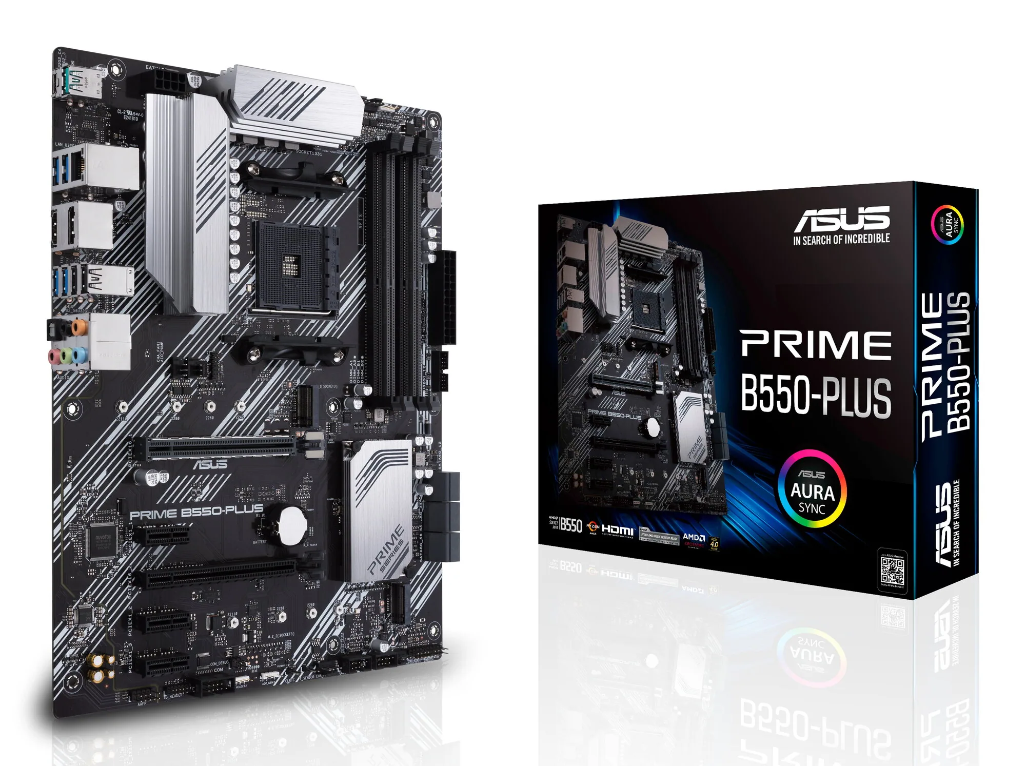 ASUS PRIME B550-PLUS AMD B550 Sockel AM4 ATX – Bild 1