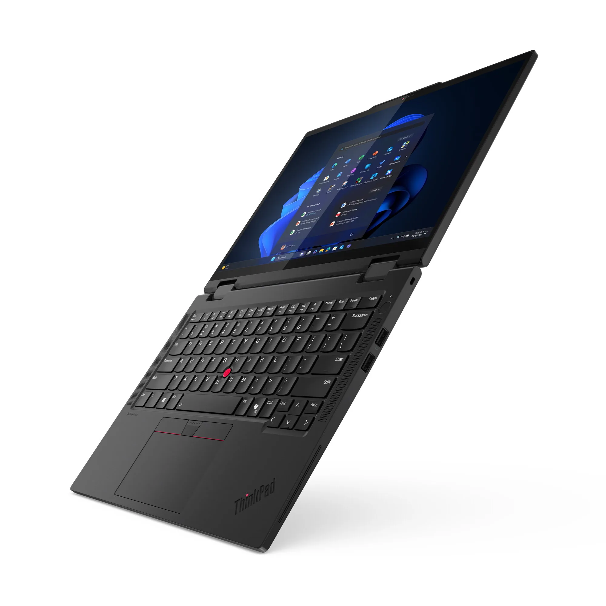 Lenovo ThinkPad T14s 2-in-1 Gen 1 Intel Core Ultra 5 225U Hybrid (2-in-1) 35,6 cm (14") Touchscreen WUXGA 16 GB LPDDR5x-SDRAM 512 GB SSD Wi-Fi 6E (802.11ax) Windows 11 Pro Schwarz Deutsch – Bild 4