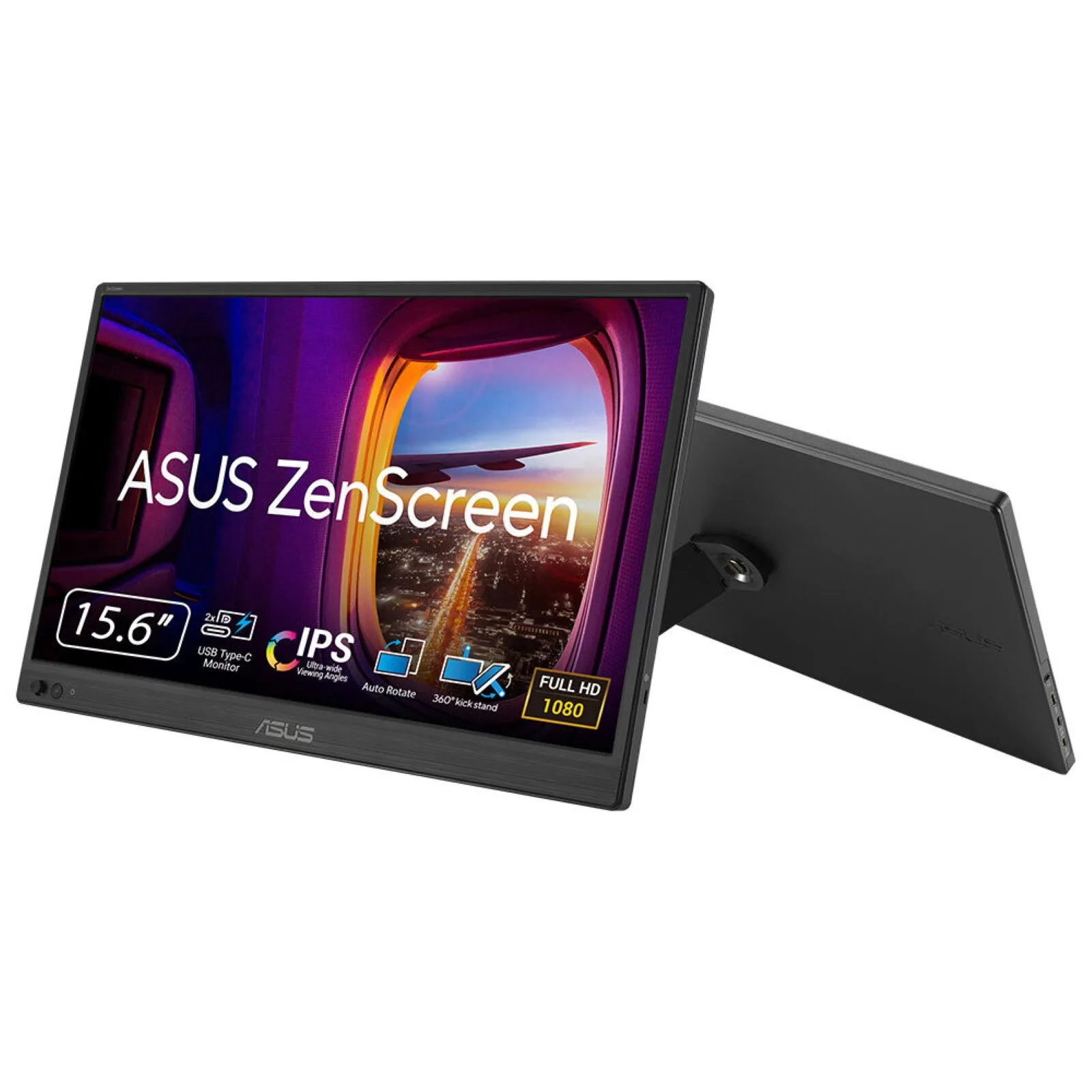 ASUS ZenScreen MB169CK Computerbildschirm 39,6 cm (15.6") 1920 x 1080 Pixel Full HD LCD Schwarz – Bild 1