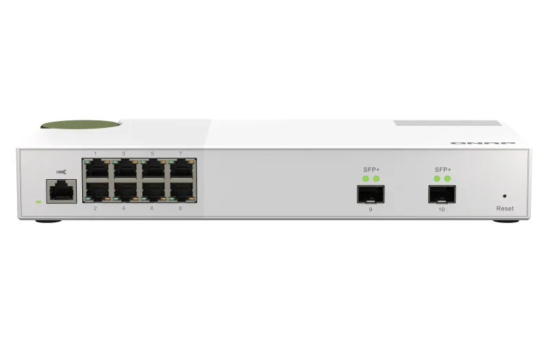 QNAP QSW-M2108-2S Netzwerk-Switch Managed L2 2.5G Ethernet (100/1000/2500) Grau – Bild 1