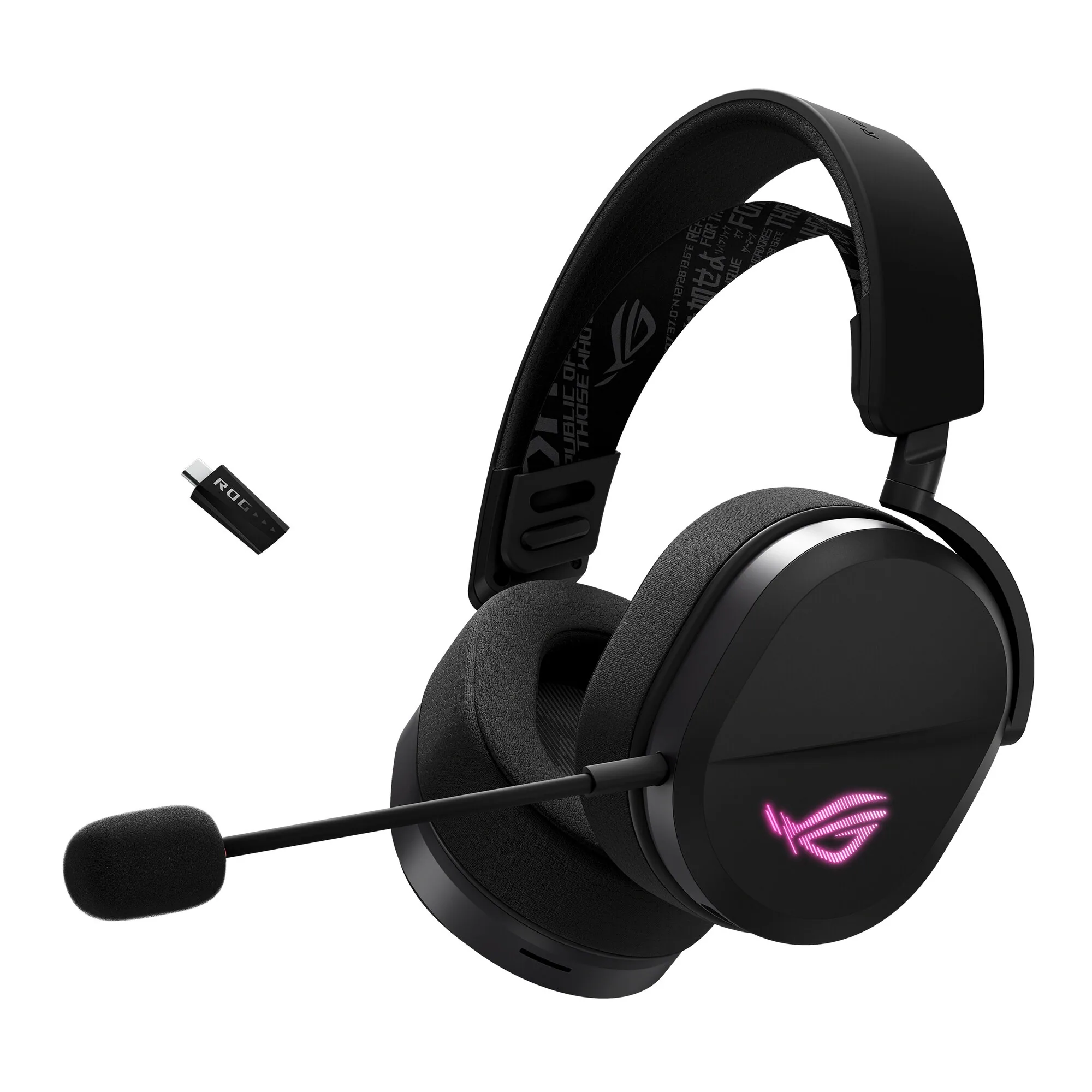 ASUS ROG Pelta Kopfhörer Verkabelt & Kabellos Kopfband Gaming USB Typ-C Bluetooth Schwarz – Bild 1