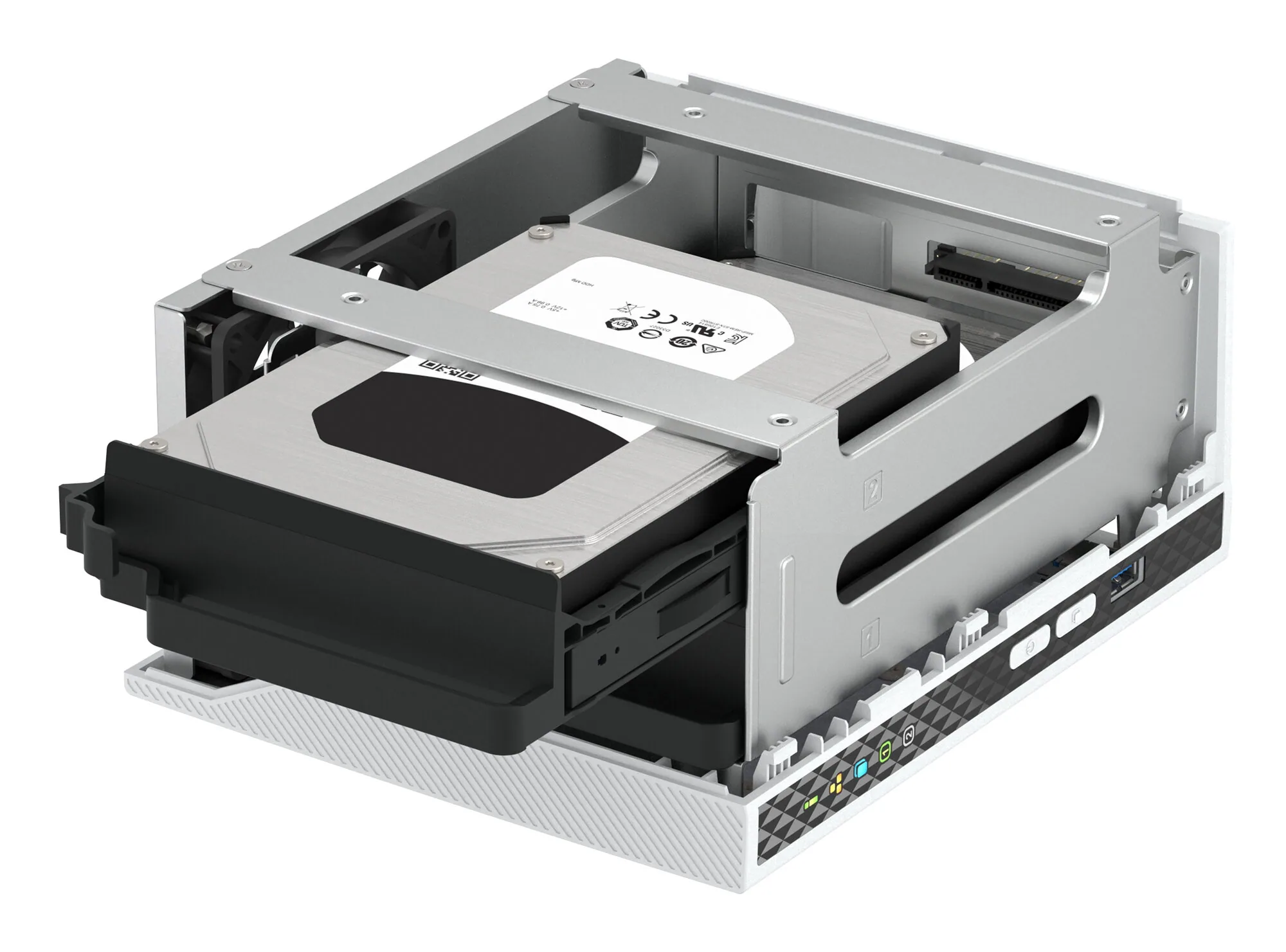 QNAP TS-233 NAS & Speicherserver Tower ARM Cortex-A55 2 GB 0 TB QNAP QTS Weiß – Bild 7
