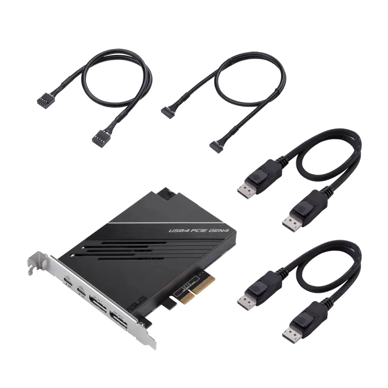 ASUS USB4 PCIe Gen4 Card Schnittstellenkarte/Adapter Eingebaut DisplayPort, USB Typ-C – Bild 6