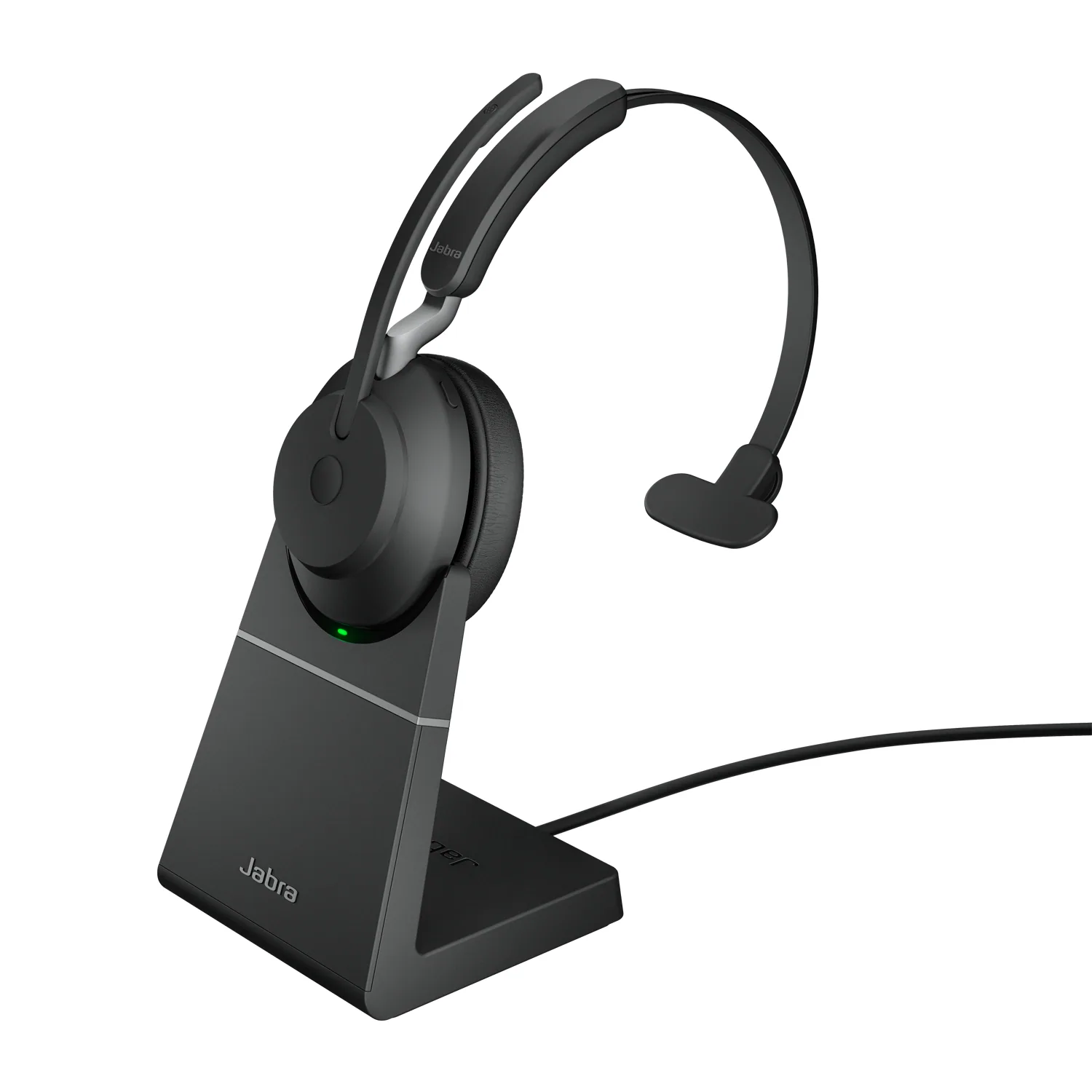 Jabra Evolve2 65 Kopfhörer Kabellos Kopfband Büro/Callcenter USB Typ-A Bluetooth Ladestation Schwarz – Bild 1