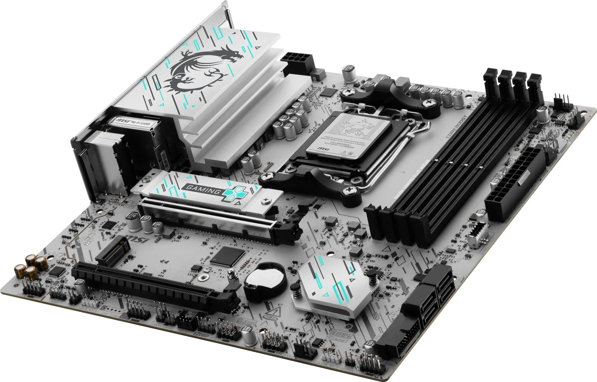 MSI B840M GAMING PLUS WIFI6E Motherboard AMD B840 Sockel AM5 micro ATX – Bild 2