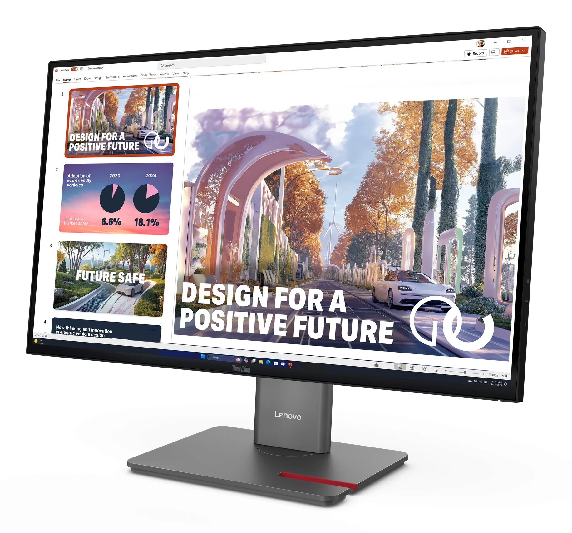 Lenovo ThinkVision P27QD-40 Monitor – Bild 3