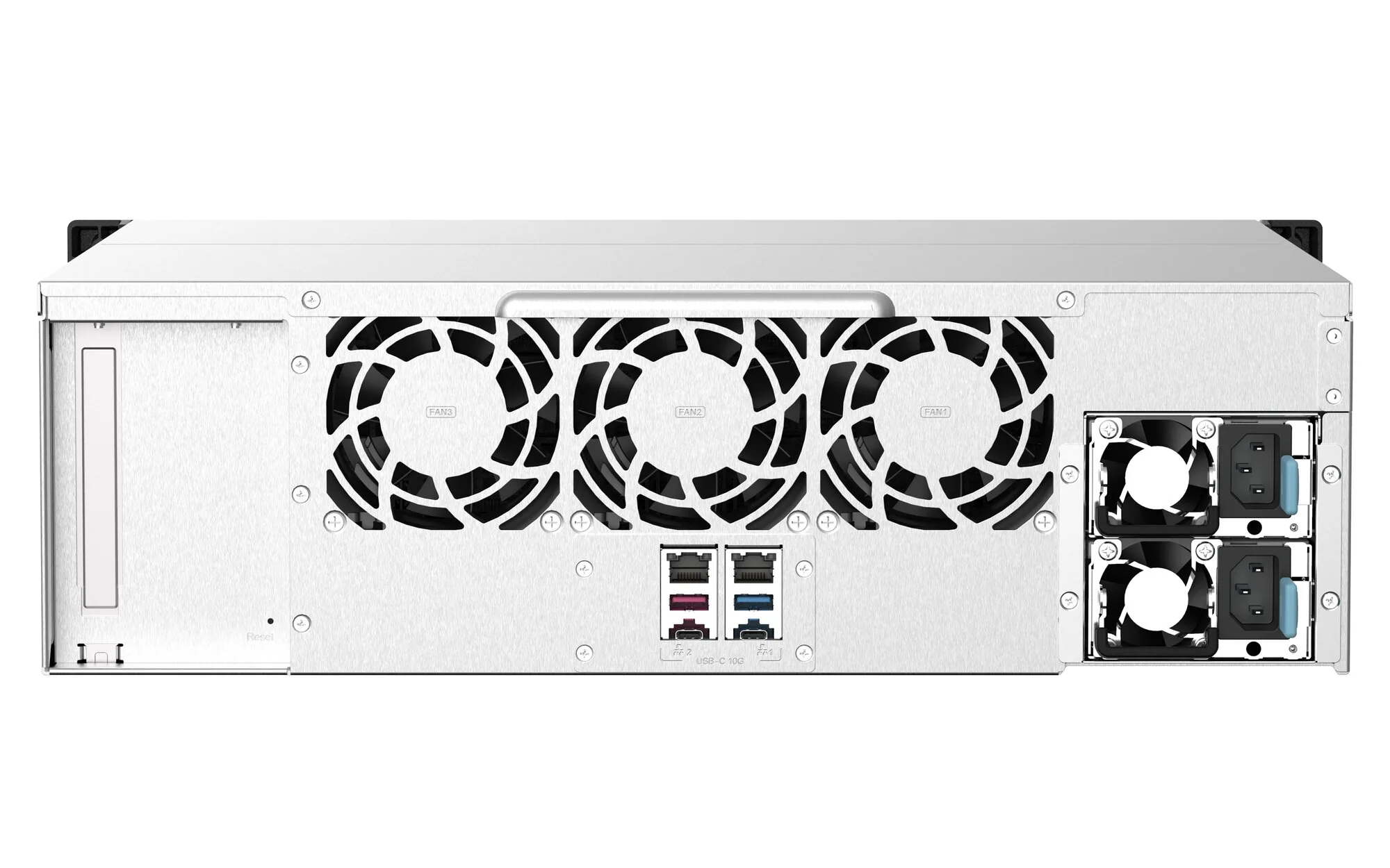 QNAP TS-1673AU-RP-16G NAS & Speicherserver Rack (3U) Ryzen Embedded V1500B 16 GB DDR4 0 TB QNAP QTS Schwarz, Grau – Bild 6
