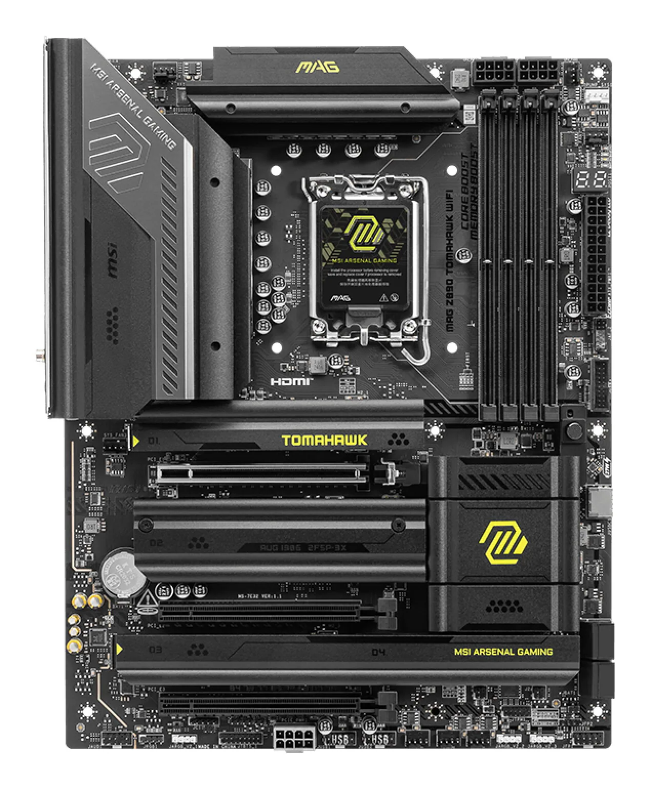 MSI MAG Z890 TOMAHAWK WIFI Motherboard Intel Z890 LGA 1851 (Socket V1) ATX – Bild 2
