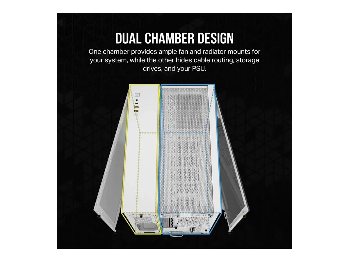 Corsair Geh mATX 2500X Link Tempered Glass